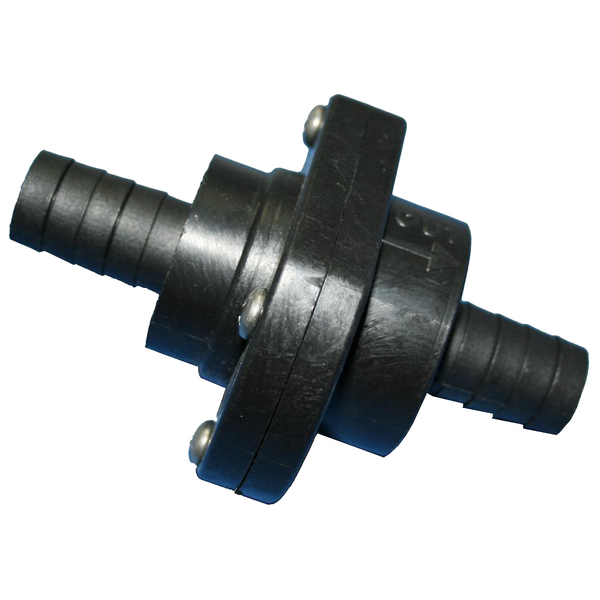 T-H Marine Supplies Double Barb Inline Scupper Check Valve - 3/4" - Black ILS-750-DP